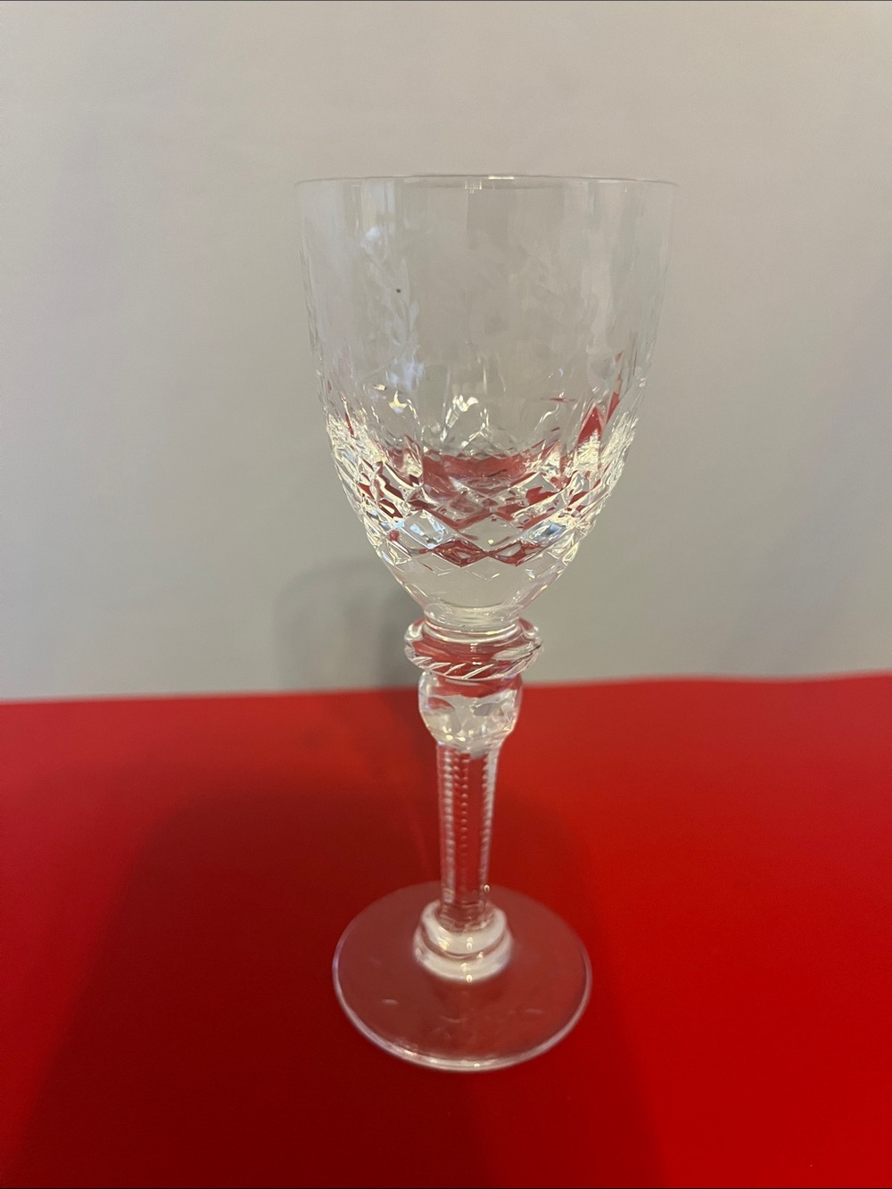 Rogaska Gallia Cordial liquor Glass - Clear Cut Crystal 5"H